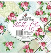 Papiery do scrapbookingu  8"x8" SCRAPBOOKING "Shabby Chic " 18 arkuszy