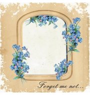 Papiery do scrapbookingu S187 SCRAPBOOKING z serii "Niezapominajki"