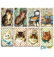 Papiery do Scrapbookingu - Zestaw M46  MINI - MINI - Cats